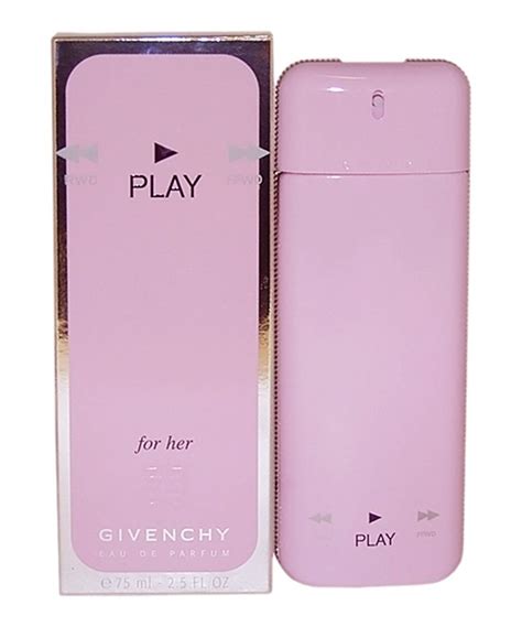 givenchy play for her 2.5 oz eau de parfum spray|play by Givenchy for him.